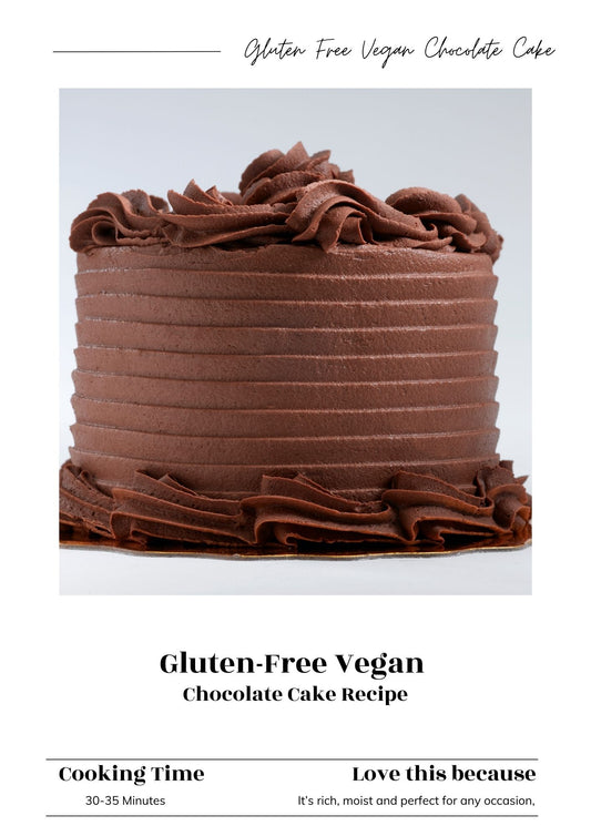 Gluten-Free Vegan Chocolate Cake E-Recipe