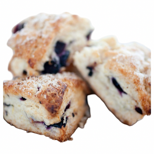 Gluten Free Vegan Bakery Style Blueberry Scones E-Recipe